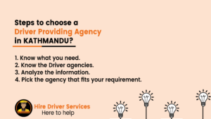 Driver providing agency in kathmandu